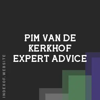 Pim van de Kerkhof Expert Advice | Indexof