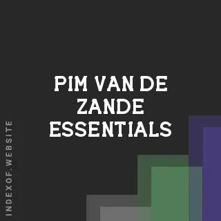 Pim van de Zande Essentials | Indexof