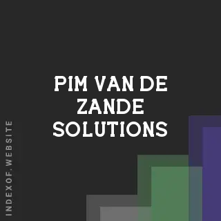 Pim van de Zande Solutions | Indexof