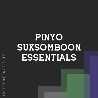 Pinyo Suksomboon Essentials | Indexof