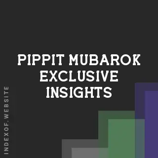 Pippit Mubarok Exclusive Insights | Indexof