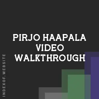 Pirjo Haapala Video Walkthrough | Indexof