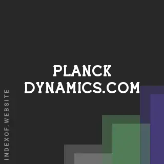 planck-dynamics.com by Saffet Yilmazer site -  Indexof