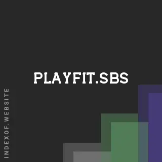 playfit.sbs by Hekla Hauksson site -  Indexof