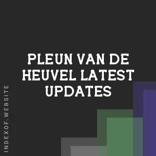 Pleun van de Heuvel Latest Updates | Indexof