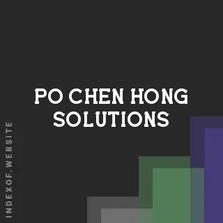 Po-chen Hong Solutions | Indexof