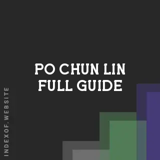 Po-chun Lin Full Guide | Indexof