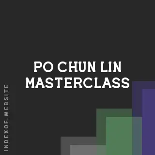 Po-chun Lin Masterclass | Indexof