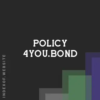 policy-4you.bond by Agla Hjartardottir site -  Indexof