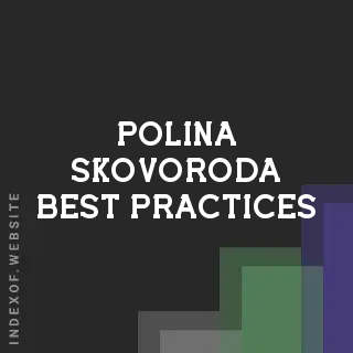 Polina Skovoroda Best Practices | Indexof