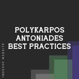 Polykarpos Antoniades Best Practices | Indexof