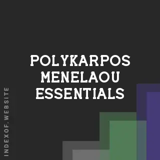 Polykarpos Menelaou Essentials | Indexof