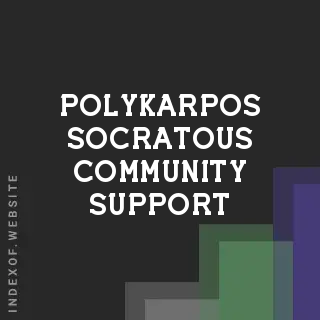 Polykarpos Socratous Community Support | Indexof