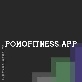pomofitness.app by Liva Haugaard site -  Indexof