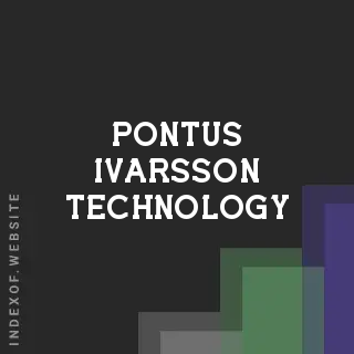 Pontus Ivarsson Technology | Indexof