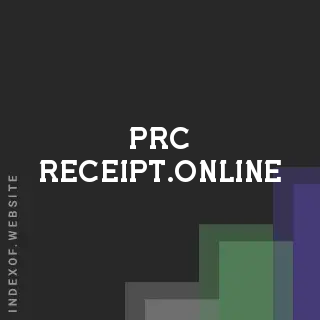 prc-receipt.online by Kevin Hamzah site -  Indexof