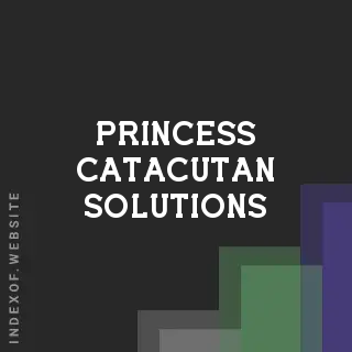 Princess Catacutan Solutions | Indexof