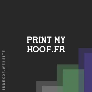 print-my-hoof.fr by Wafa Shamo site -  Indexof