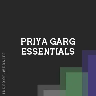 Priya Garg Essentials | Indexof