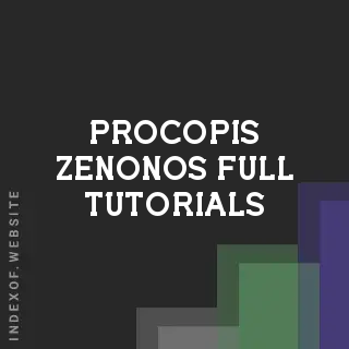 Procopis Zenonos Full Tutorials | Indexof