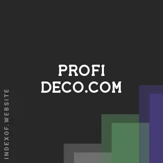 profi-deco.com by Edda Einarsdottir site -  Indexof