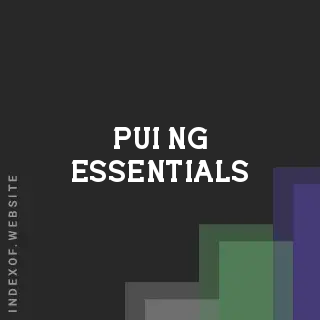Pui Ng Essentials | Indexof