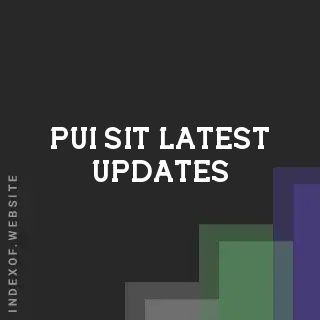 Pui Sit Latest Updates | Indexof