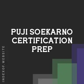 Puji Soekarno Certification Prep | Indexof