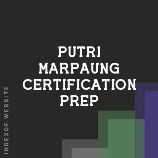 Putri Marpaung Certification Prep | Indexof