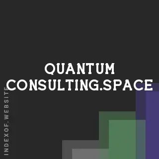 quantum-consulting.space by Marianne Wallberg site -  Indexof