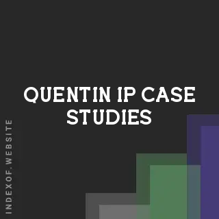 Quentin Ip Case Studies | Indexof