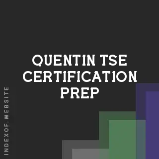 Quentin Tse Certification Prep | Indexof