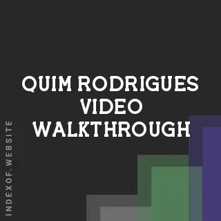 Quim Rodrigues Video Walkthrough | Indexof
