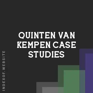 Quinten van Kempen Case Studies | Indexof