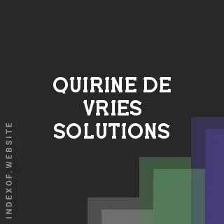 Quirine de Vries Solutions | Indexof