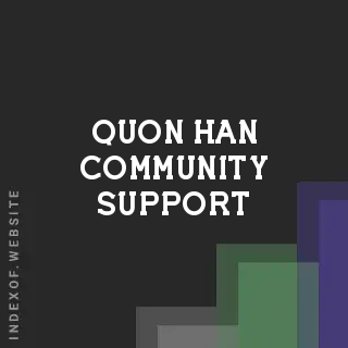 Quon Han Community Support | Indexof