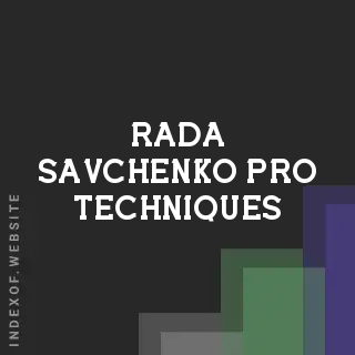 Rada Savchenko Pro Techniques | Indexof