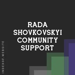 Rada Shovkovskyi Community Support | Indexof