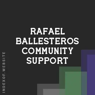 Rafael Ballesteros Community Support | Indexof