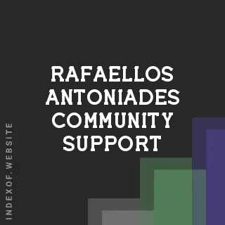 Rafaellos Antoniades Community Support | Indexof