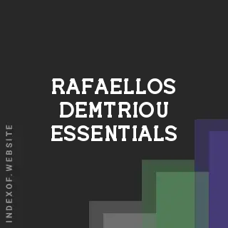 Rafaellos Demtriou Essentials | Indexof
