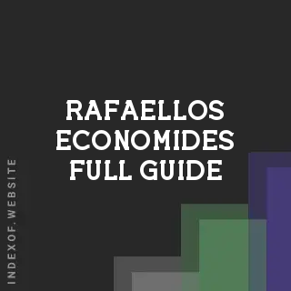 Rafaellos Economides Full Guide | Indexof