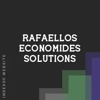 Rafaellos Economides Solutions | Indexof