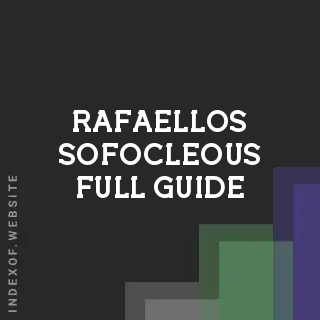 Rafaellos Sofocleous Full Guide | Indexof