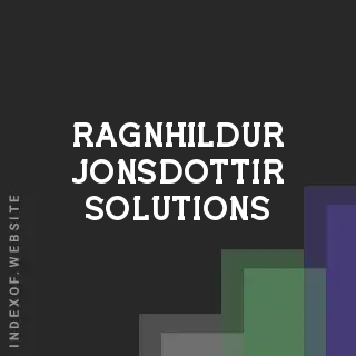 Ragnhildur Jonsdottir Solutions | Indexof