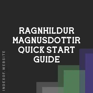 Ragnhildur Magnusdottir Quick Start Guide | Indexof