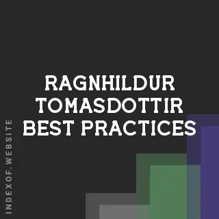 Ragnhildur Tomasdottir Best Practices | Indexof