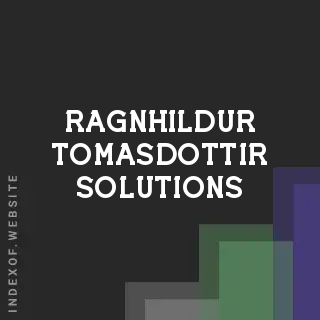Ragnhildur Tomasdottir Solutions | Indexof