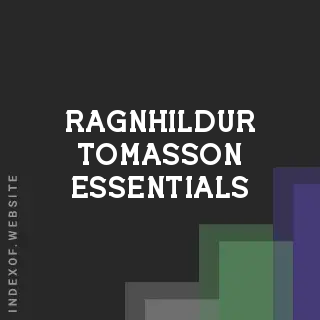 Ragnhildur Tomasson Essentials | Indexof