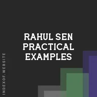 Rahul Sen Practical Examples | Indexof